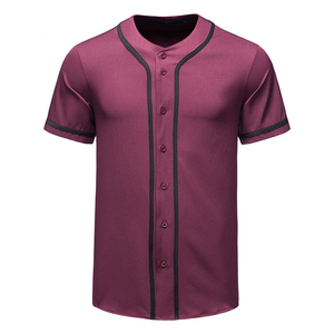 Nouveau maillot de baseball personnalisé pour hommes, respirant, 100% polyester, séchage rapide, entièrement personnalisable, tissu durable de haute qualité, tendance - Product Image 3