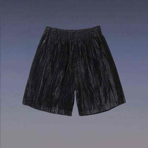 2025 Fitness Velour <b>Compression</b> Running <b>Shorts</b> for <b>Men</b> Solid Fleece Luxury Breathable Quick Dry OEM Service 2 Pocket Sporty Mid - Product Image 5