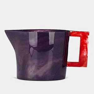 Carafe de rangement de cuisine en résine de luxe, faite à la main, de qualité supérieure, compatible micro-ondes et lave-vaisselle, écologique pour le stockage des aliments - Product Image 3