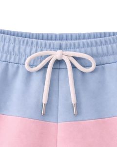 Sky Blue Pink <b>Grey</b> <b>Women</b> Lounge <b>Shorts</b> Elastic Waist Drawstring Soft Cotton Polyester Casual Sleepwear Summer Comfy <b>Shorts</b> - Product Image 5