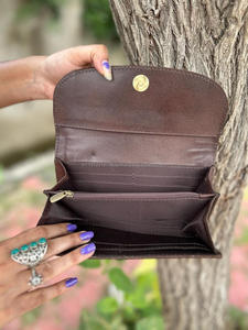 New Stylish Cowhide Fur Leather Color <b>Tooled</b> Fringes <b>Tote</b> <b>Bag</b> and Real Hair on Hide Color <b>Tooled</b> Fur Leather Clutch Combo Sets - Product Image 5