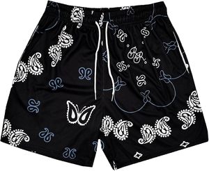 Pantalones Cortos de Baloncesto Personalizados por Sublimación, Ligeros, Transpirables, de Poliéster, con Malla, Negros, al por Mayor para Hombre - Product Image 4