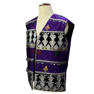 Handmade Mens Afghani Waistcoat Classic Embroidered Formal Traditional Wear Sleeveless Jacket Bulk Supply Vests Waistcoats - Product Image 2