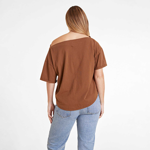 <b>Women</b> Slouchy Off Shoulder Sweatshirt Loose Pullover <b>Long</b> Sleeve Cozy Fleece Top Casual Daily Wear Wide Neck Fashion <b>Shirt</b> - Product Image 4