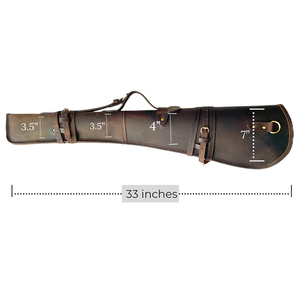 Sac à fusil 100 % cuir de haute qualité avec caractéristiques de tir en extérieur et matériau en cuir véritable, sac à fusil en cuir abordable - Product Image 1