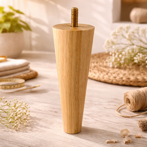 Tapered Wood <b>Sofa</b> Legs Replacement Furniture Feet Natural Wooden Cabinet Table Chair Legs OEM Supplier - Product Image 1