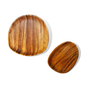 Juego de platos de madera de la más alta calidad para bodas, platos de servicio de madera natural, del mejor proveedor. - Product Image 6