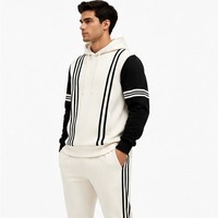 Survêtements pour hommes de qualité supérieure, vente en gros, faible MOQ, sur mesure, manches longues, grandes tailles, pour l'hiver, livraison rapide