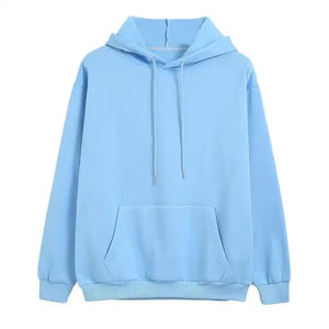 Sweat-shirt unisexe rose à capuche et fermeture éclair, coupe classique, en molleton de coton, décontracté, respirant, écologique, 300g, avec poches, pour l'automne - Product Image 6