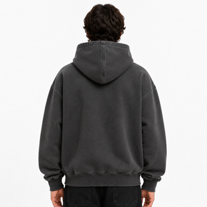 Men's 100% Cotton Full <b>Zip</b> Hoodie Fleece Sweatshirt Regular Fit <b>Zip</b> <b>Up</b> Hooded <b>Jacket</b> for Winter Casual Wear - Product Image 3