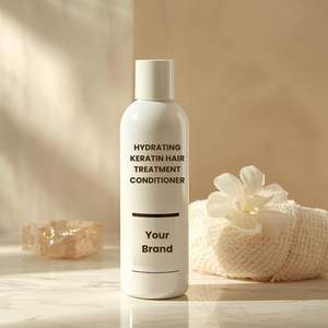 Acondicionador de Tratamiento Capilar con Queratina Hidratante de Marca Privada OEM ODM para Reparación del Cabello Dañado y Crecimiento con Extractos Naturales - Product Image 1