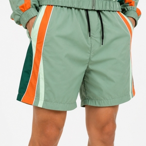 Ensemble short et coupe-vent d'été pour homme, brodé, léger, décontracté, sportif, respirant, confortable, coupe ajustée, style urbain - Product Image 5