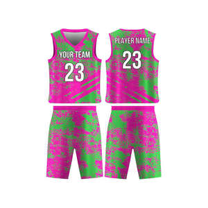 Uniforme de Baloncesto 100% Poliéster para Hombre, Diseño Personalizado, Ropa de Entrenamiento Juvenil, Conjuntos de Uniformes de Baloncesto en Pakistán a Bajo Precio - Product Image 4