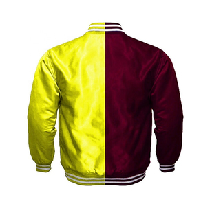 Blouson universitaire en laine personnalisé pour homme, style urbain, col montant, logo brodé, design hiver, imperméable - Product Image 2