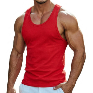 Wholesale Premium Men's Blank Workout Tank Tops Customizable Vests <b>Athletic</b> Muscle Fit Sleeveless Activewear Tank Tops For Men - Product Image 1