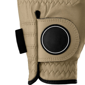 Guante de Golf de Cuero Genuino Rosa Bebé para Mano Derecha, Transpirable, Perforado, de Dedo Completo, con Cierre de Tirar, para Deportes Femeninos - Product Image 4