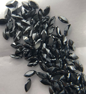 Diamante de Moissanita Negro con Corte Marquesa, Piedra Suelta de Forma Elegante - Product Image 2