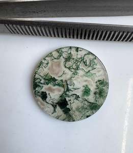 Esfera de Reloj de Ágata Musgosa Natural de 28.50mm, Fabricante al por Mayor de Piedras Preciosas para Relojes - Product Image 2