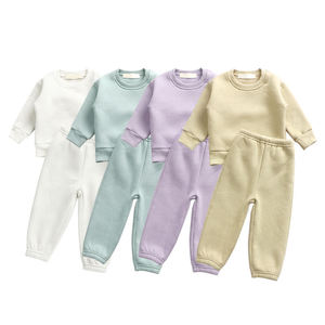 Custom Clothing Manufacturers Children's Hoodies Long Sleeves Kids Tracksuits <b>Sets</b> Fleece Fabric Kids Clothing Joggers <b>Sets</b> - Product Image 6