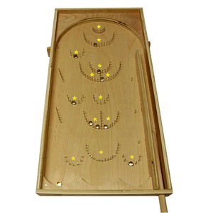 Jeu de flipper en bois écologique, jeu de société éducatif Montessori pour enfants, entraînement sensoriel, jouet DIY pour enfant - Product Image 6