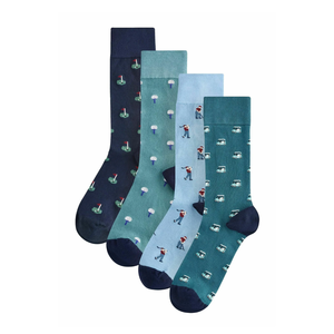 Calcetines de Golf Personalizados para Hombre al por Mayor, Antibacterianos, de Spandex/Algodón, Largos, Deportivos, Hechos en Vietnam, con Logotipo Personalizado de Fábrica - Product Image 1