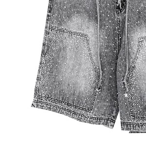 Latest design Rhinestone Shorts High Quality Breathable Comfortable Hot Selling Top Trend Rhinestone Shorts With Reasonable Rate - Product Image 2