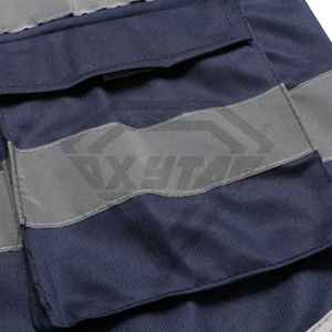 Chaleco de Seguridad Reflectante Rojo de Alta Visibilidad con Bolsillos, Logotipo Personalizado, Secado Rápido, Malla de Poliéster, Tallas Grandes, Unisex, Ropa de Trabajo, Servicio OEM - Product Image 5