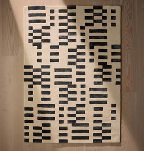 Tapis de luxe moderne en laine et viscose tufté à la main – Moquette personnalisée à poils hauts et bas pour salon et hôtel - Product Image 6