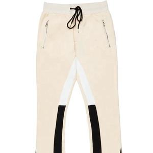 กางเกงวอร์มผู้ชายผ้าฝ้ายหนานุ่มทรงตรงหลวมสบายสีพื้นแบบเรียบง่ายสำหรับฤดูร้อน ปรับแต่งได้ตามต้องการ - Product Image 4