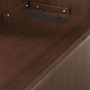 Mesa Auxiliar Alta para Esquina de Dormitorio con Estantes Abiertos y Cajones. Fecha de Llegada Prevista: 16/4/2025 - Product Image 6