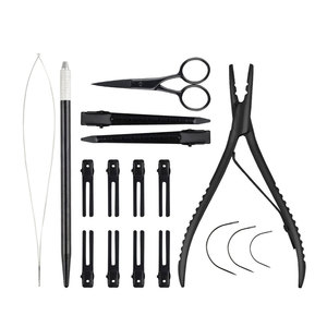 Kit de Herramientas Avanzadas para Extensiones de Cabello con Múltiples Accesorios, Equipo Duradero para Extensiones de Cabello para Expertos en Salones de Belleza - Product Image 1