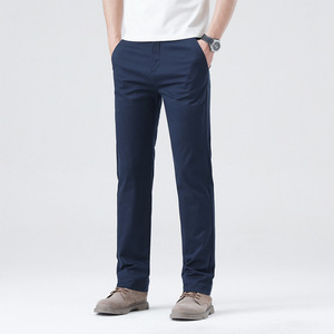 Pantalones Chinos de Verano Loshaypappay en Oferta, Pantalones Casuales de Algodón Elástico para Hombre, Talla Grande, Anti-Pilling, Ligeros, con Cierre de Cremallera - Product Image 2