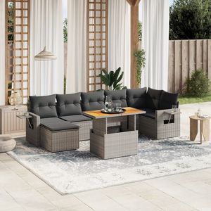 Conjunto de sofá de jardín gris - Product Image 1