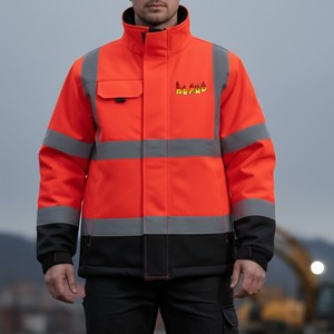 Lightweight High Visibility <b>Reflective</b> <b>Jacket</b> <b>Men</b> Work Safety Clothing For Logistics And Transportation - Product Image 4