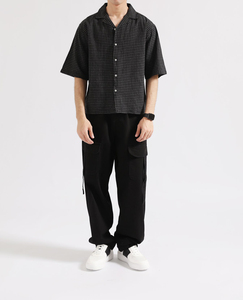 Custom Casual Oversize Men's <b>Shirt</b> Light Weight Denim Short <b>Shirts</b> Washed <b>Summer</b> <b>Shirts</b> for Men New Style Eco-Friendly - Product Image 1