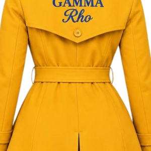 Manteau long pour femme Sigma Gamma Rho, vêtement d'extérieur de sororité grecque, élégant, chaud et décontracté, style streetwear - Product Image 4