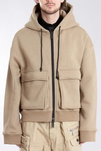 เสื้อสเวตเชิ้ตผ้าเดนิมมีฮู้ดสำหรับผู้ชายผ้าฝ้าย100% พื้นสไตล์ใหม่ย้อนยุค - Product Image 6