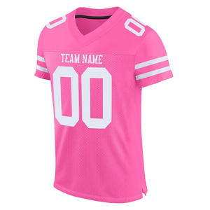 เสื้อฟุตบอลอเมริกันแบบยูนิเซ็กซ์สั่งทำพิเศษ แขนสั้น พิมพ์ลาย ระบายอากาศได้ดี ผ้าโพลีเอสเตอร์ 100% ทันสมัย สำหรับผู้ใหญ่ - Product Image 2