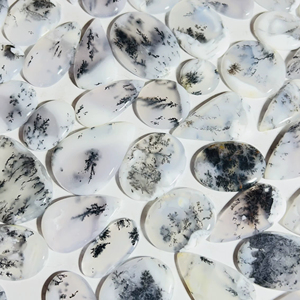 Ópalo Dendrítico Natural al por Mayor, Cabujón de Ópalo con Patrón Único, Piedra de Ópalo Suelta para Fabricación de Joyas, Suministro a Granel - Product Image 1