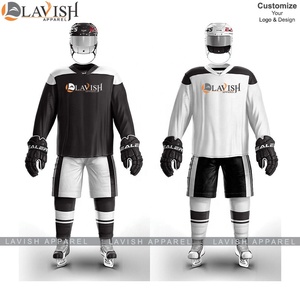 Ensembles d'uniformes de maillots courts de hockey sur glace sublimés sur mesure pour des performances optimales sur la patinoire - Product Image 2