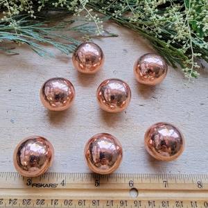 Pure copper sphere copper ball decorative copper ball hammered copper ball copper orb copper metal sphere copper decor ball - Product Image 3