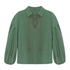 Chemises Jacobites écossaises à manches longues en coton, style Ghillie Kilt, pour hommes, idéales pour la musique écossaise - Product Image 5