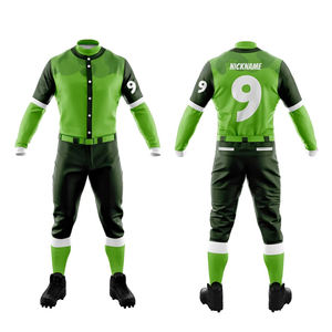 Nueva Llegada, Ropa Deportiva de Práctica, Uniformes de Béisbol y Sóftbol, Transpirables, que Absorben la Humedad, Antibacterianos, de Secado Rápido, Sublimados - Product Image 1