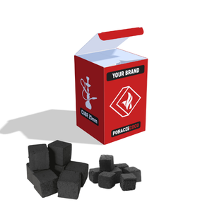 High Quality Indonesia <b>Coconut</b> <b>Shell</b> Charcoal Briquette Premium Shisha Charcoal Hookah Low Ash Customize Private Label - Product Image 1