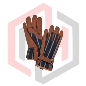 Gants de jardinage de sécurité en cuir de porc durable, résistants aux épines, respirants, robustes, antistatiques, antidérapants, pour l'élagage et les travaux de jardinage - Product Image 1