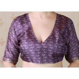 Sari en soie tussar gris abstrait doux tissé Elite Weaves, imprimé Zari, robe de soirée pour fêtes 450g - Product Image 1