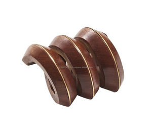 Servilletero decorativo de madera rústica para mesa de cena de granja, reuniones de fiesta, respetuoso con el medio ambiente, hecho a mano - Product Image 3