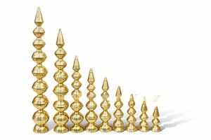 Juego de Jarrones Decorativos Altos de Metal para Bodas, Estilo Indio, Centro de Mesa, Accesorios de Decoración para Eventos - Product Image 2