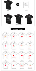 Nouveaux polos de golf pour hommes à manches courtes rayés, respirants, ajustés, de qualité supérieure, avec logo personnalisé, best-sellers - Product Image 4