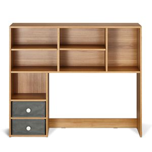 Organizador de Escritorio de Madera de 37 x 10 x 31.1 Pulgadas, Estantería de 3 Niveles, Estante de Exhibición, Organizador de Oficina - Product Image 1